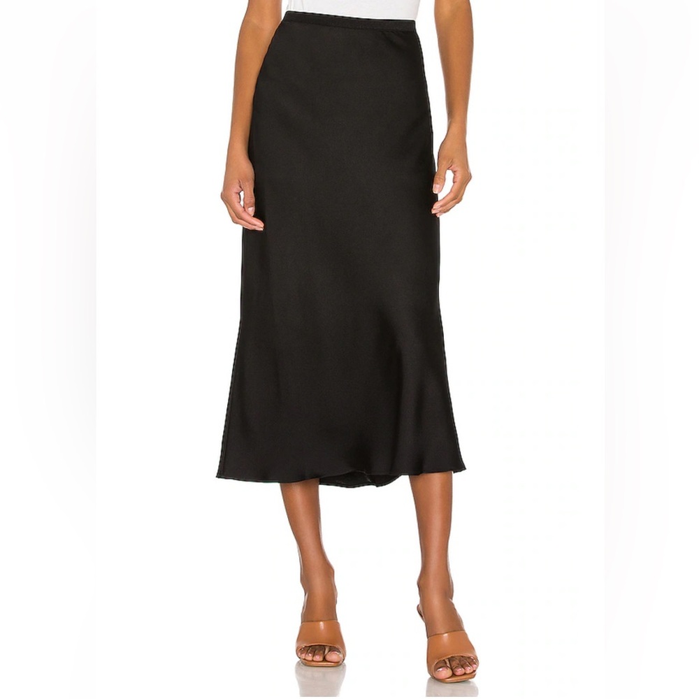 ANINE BING Bar Silk Skirt